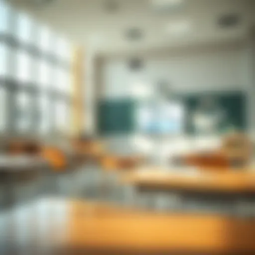 Classroom setting in an IB school