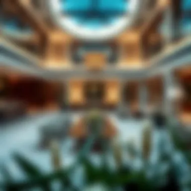 Luxurious Lobby Amenities at Atria Tower Luxurious amenities within Atria Tower's lobby area