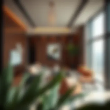 Stylish living space inside Atria Tower
