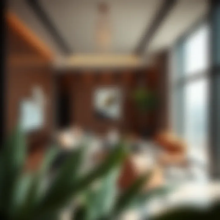 Stylish living space inside Atria Tower