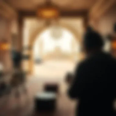 Behind-the-scenes look at a film set in Dubai's vibrant culture