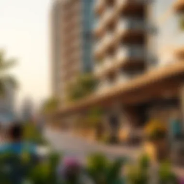 Vibrant community spaces within Creek Harbour