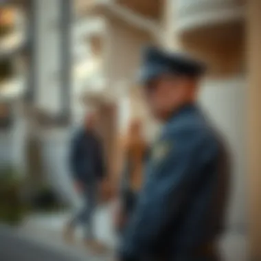 Community Policing in the UAE A police officer engaging with the community in a UAE neighborhood