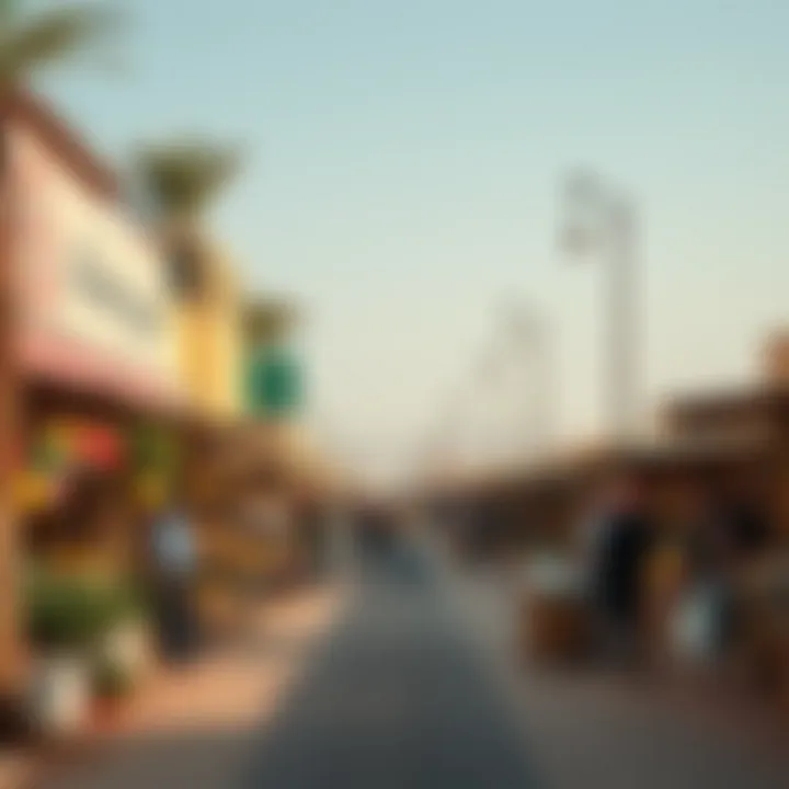 Vibrant local market showcasing community lifestyle in Al Furjan East