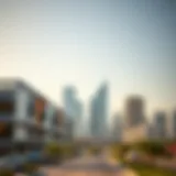 Stunning skyline view of Al Furjan East showcasing modern architecture