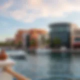 Stunning waterfront view of Al Seef showcasing traditional and modern architecture