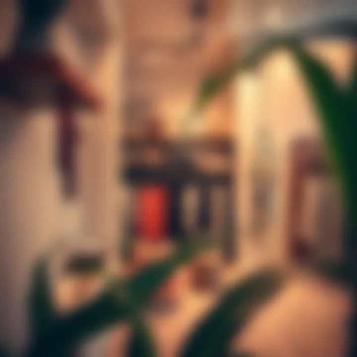 A cozy corner of a boutique filled with unique fashion pieces