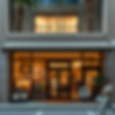 Cultural Essence Boutique Storefront in Karama An inviting storefront of a boutique reflecting Karama's cultural essence