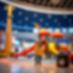 Children enjoying the Dubai Airport Play Area.