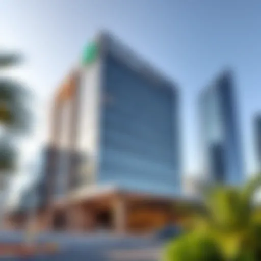 Exterior view of the Etisalat Business Centre in Deira