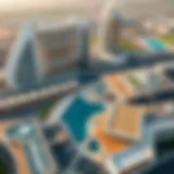 Aerial view of مول الشامخة showcasing its expansive layout