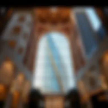 Architectural Uniqueness of مول الشامخة Architectural detail highlighting the unique design of مول الشامخة