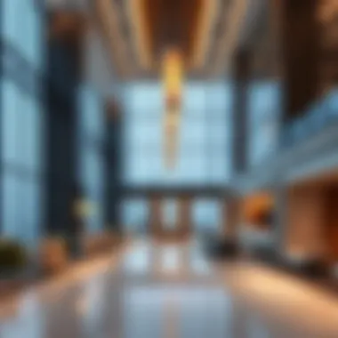 Interior Lobby of Ontario Tower Interior lobby of Ontario Tower highlighting modern aesthetics
