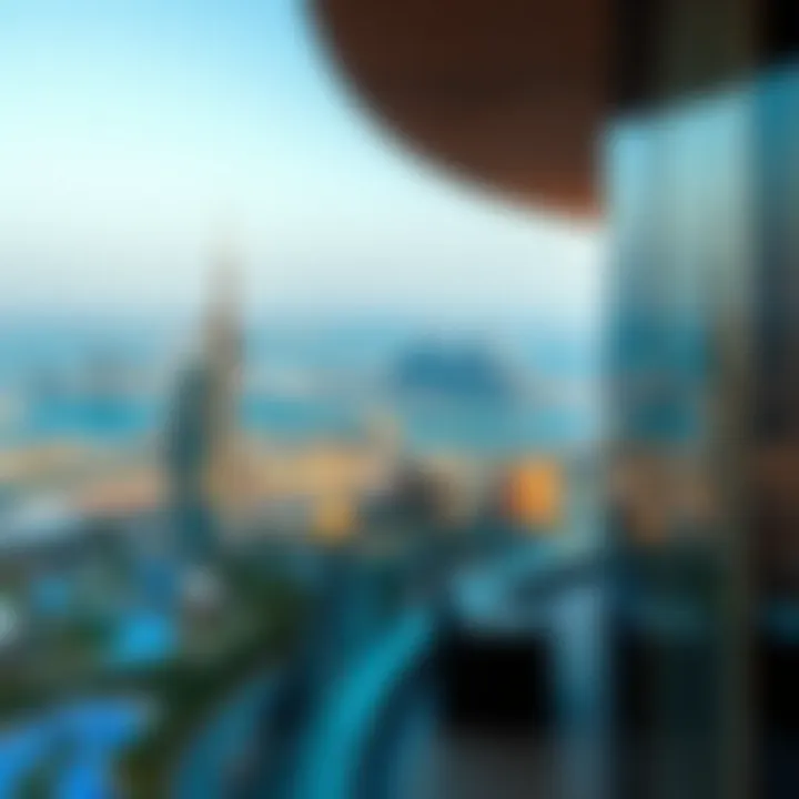 Panoramic view from ORLA highlighting the breathtaking Dubai skyline