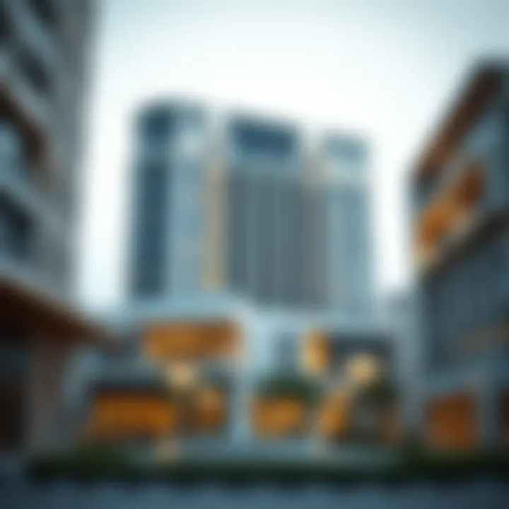 Modern buildings incorporating Sarooj Al Ain