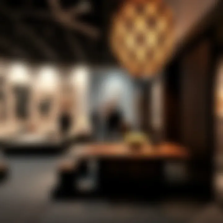 Contemporary design showcased at an exhibition