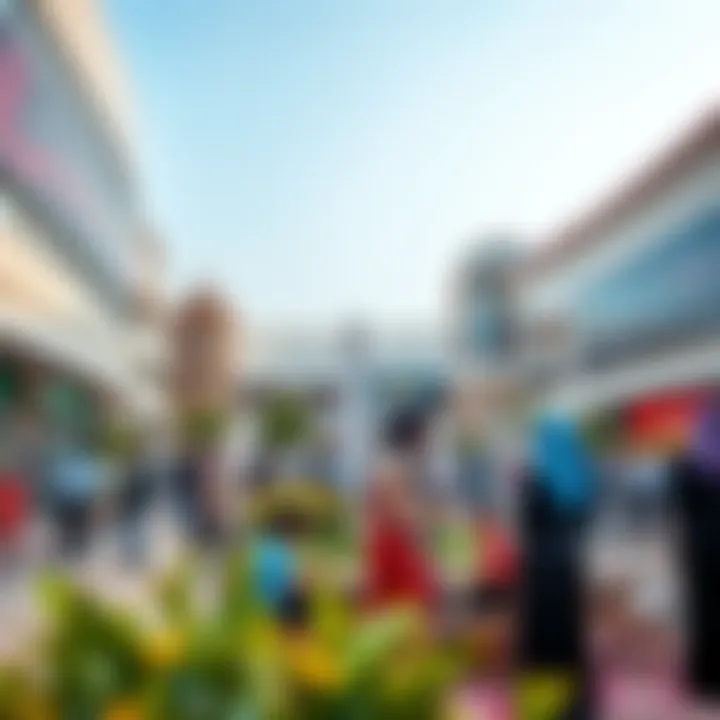Community events and activities held in the mall's open spaces