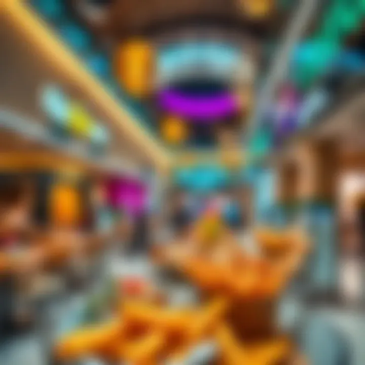 Diverse dining options available at Uptown Mirdif Mall