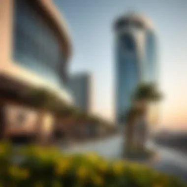 Contemporary Infrastructure at Lamer Beach Modern infrastructure around Lamer Beach featuring dining and retail spaces