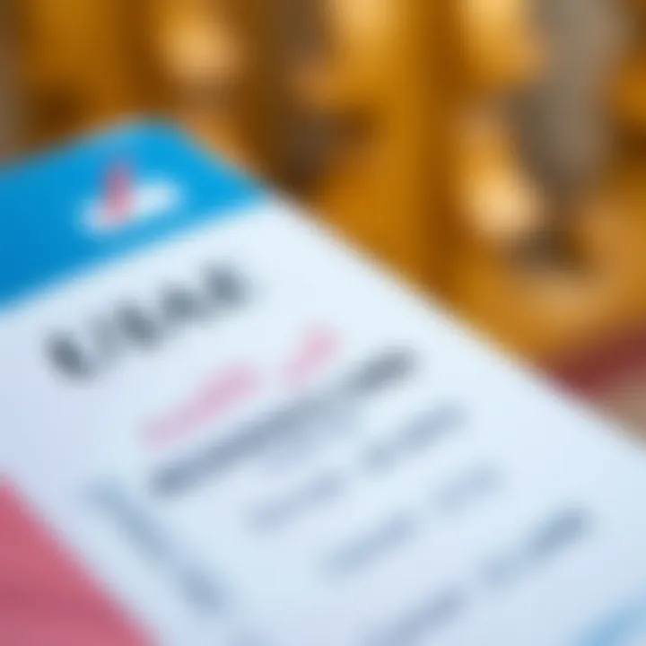 A close-up of a UAE residence card highlighting its details