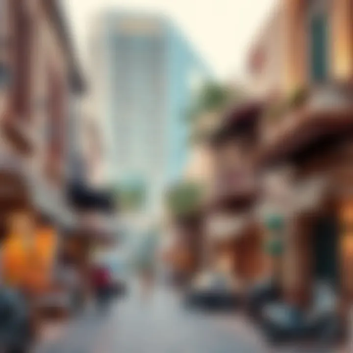 Cultural hub with traditional markets and modern amenities