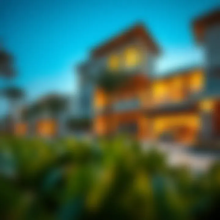 Luxurious villa community in Dubai reflecting upscale living
