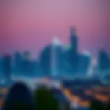 Vibrant skyline of Dubai showcasing modern architecture
