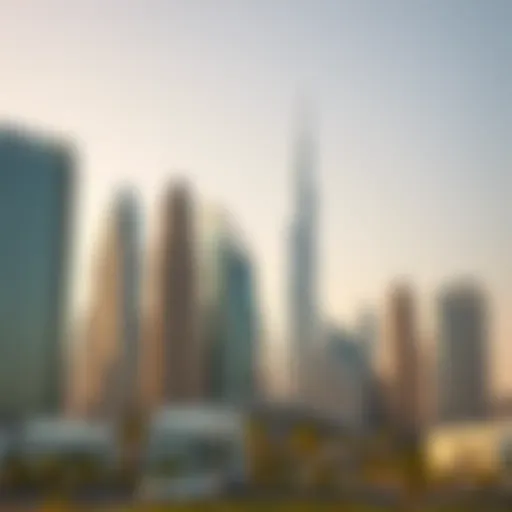 Dynamic skyline of UAE showcasing modern architecture