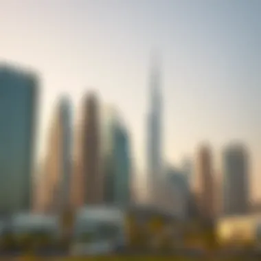 UAE's Architectural Evolution Dynamic skyline of UAE showcasing modern architecture